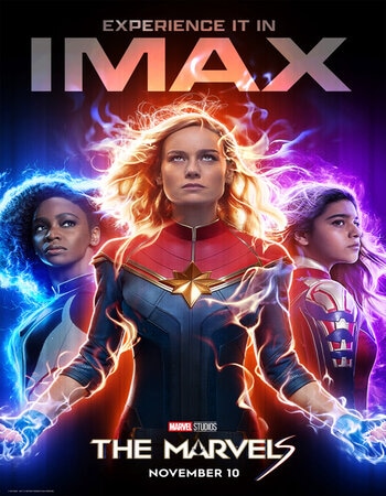 The Marvels (2023) IMAX Dual Audio ORG 720p 480p WEB-DL [Hindi-English]