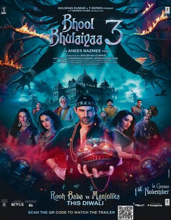 Bhool Bhulaiyaa 3 (2024) Hindi Clean 1080p 720p 480p HDTC [1.2GB] Download